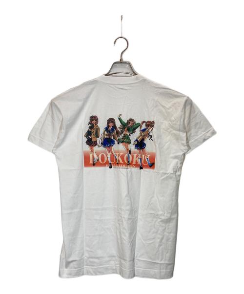 -（-）- (-) ヴィンテージTシャツ ホワイト サイズ:Lの古着・服飾アイテム