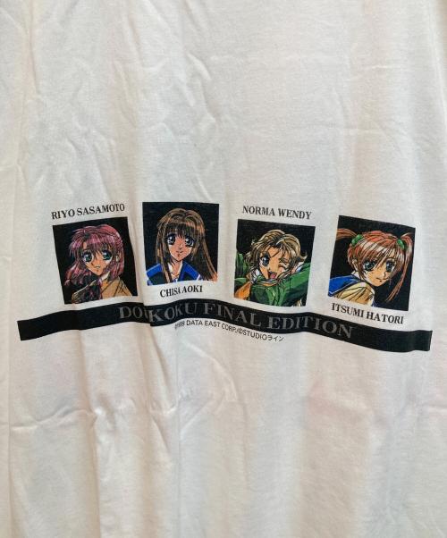 -（-）- (-) ヴィンテージTシャツ ホワイト サイズ:Lの古着・服飾アイテム