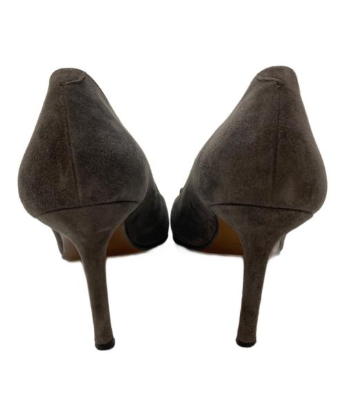 Christian Dior（クリスチャン ディオール）Christian Dior (クリスチャン ディオール) スウェードハイヒールパンプス グレー サイズ:38の古着・服飾アイテム