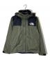 THE NORTH FACE（ザ ノース フェイス）の古着「Mountain Raintex Jacket」｜オリーブ×ブラック