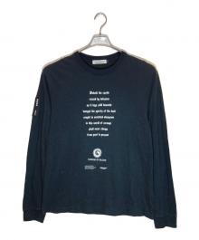 UNDERCOVER（アンダーカバー）の古着「メッセージプリントカットソー」｜ブラック