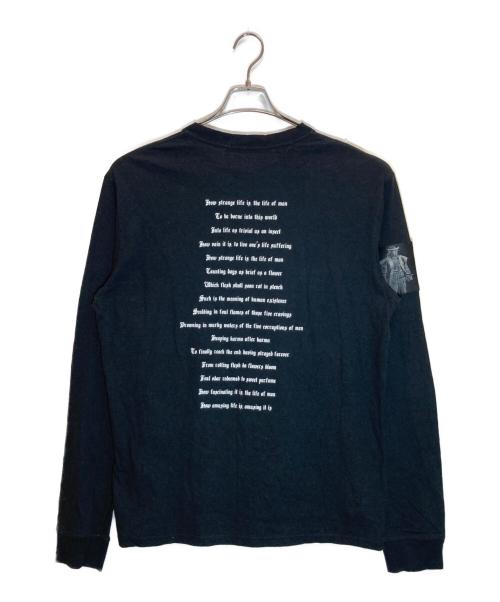 UNDERCOVER（アンダーカバー）UNDERCOVER (アンダーカバー) メッセージプリントカットソー ブラック サイズ:4の古着・服飾アイテム