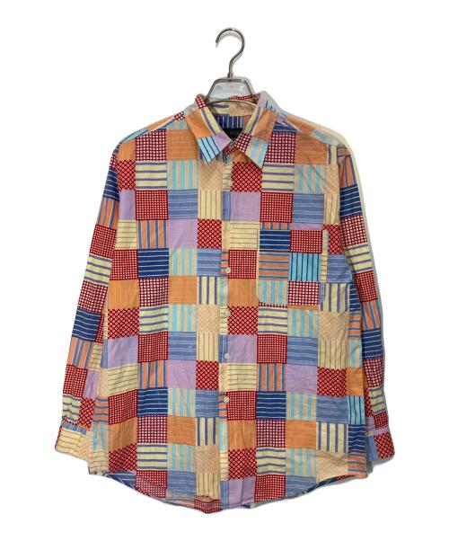 J.CREW（ジェイクルー）J.CREW (ジェイクルー) パッチワークシャツ マルチカラー サイズ:Ⅿの古着・服飾アイテム