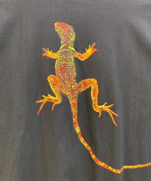 marlboro（マルボロ）Marlboro (マルボロ) UNLIMITED LIZARD TEE ブラック サイズ:XLの古着・服飾アイテム