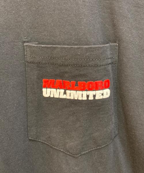 marlboro（マルボロ）Marlboro (マルボロ) UNLIMITED LIZARD TEE ブラック サイズ:XLの古着・服飾アイテム