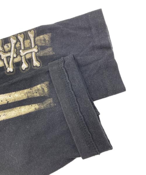 HARLEY-DAVIDSON（ハーレーダビッドソン）HARLEY-DAVIDSON (ハーレーダビッドソン) スカルプリントロングスリーブカットソー ブラック サイズ:SIZE 2XLの古着・服飾アイテム