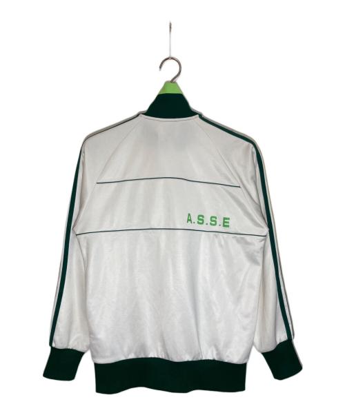 adidas（アディダス）adidas (アディダス) トラックジャケット ホワイト×グリーン サイズ:Ⅿの古着・服飾アイテム