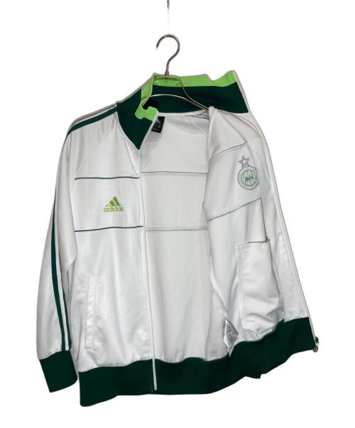 adidas（アディダス）adidas (アディダス) トラックジャケット ホワイト×グリーン サイズ:Ⅿの古着・服飾アイテム