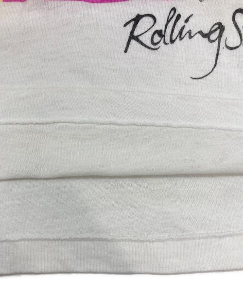 ROLLING STONES（ローリングストーンズ）ROLLING STONES (ローリングストーンズ) バンドTシャツ ホワイト サイズ:Ⅿの古着・服飾アイテム