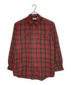 L.L.Beanエルエルビーン）の古着「チェックシャツ」｜レッド