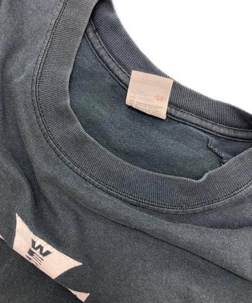 anvil（アンヴィル）anvil (アンヴィル) ロングスリーブカットソー ブラック×グレー サイズ:SIZE 2Xの古着・服飾アイテム
