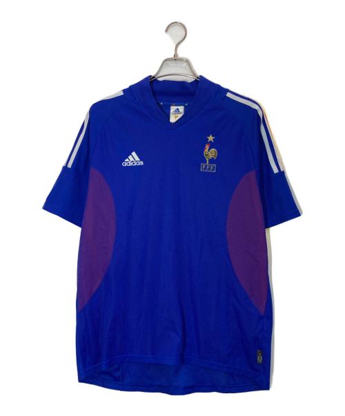 adidas（アディダス）adidas (アディダス) ゲームシャツ ブルー サイズ:-の古着・服飾アイテム