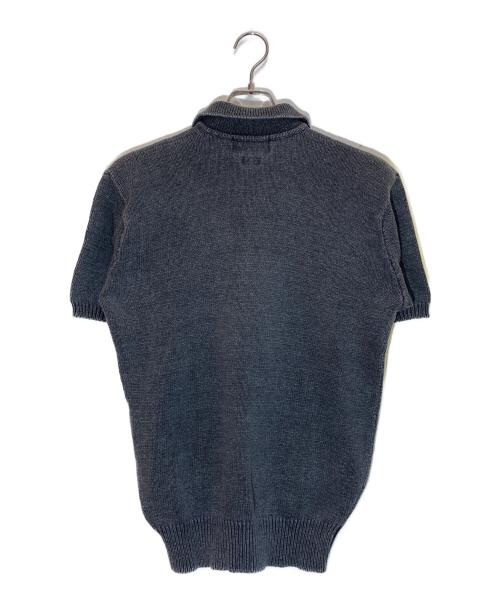 POLO RALPH LAUREN（ポロ・ラルフローレン）POLO RALPH LAUREN (ポロ・ラルフローレン) ニットポロシャツ グレー サイズ:Ⅿの古着・服飾アイテム