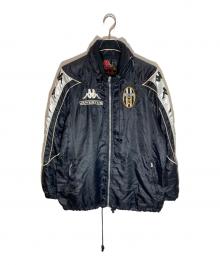 KAPPA（カッパ）の古着「オールドフットボールジャケット」｜ブラック