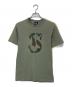 stussy（ステューシー）の古着「プリントTシャツ」｜カーキ