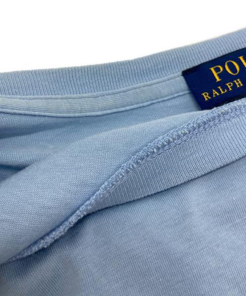POLO RALPH LAUREN（ポロ・ラルフローレン）POLO RALPH LAUREN (ポロ・ラルフローレン) カットソーワンピース ブルー サイズ:Mの古着・服飾アイテム