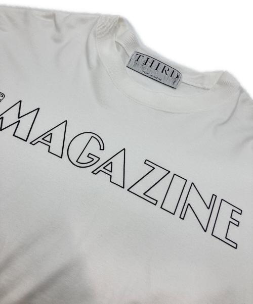 THIRD MAGAZINE（サードマガジン）THIRD MAGAZINE (サードマガジン) プリントTシャツ ホワイト サイズ:9の古着・服飾アイテム