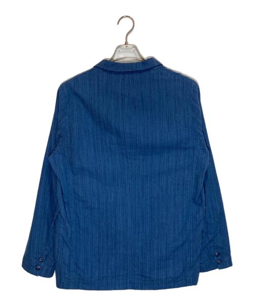 Snow peak（スノーピーク）snow peak (スノーピーク) シアサッカージャケット ブルー サイズ:Ｍの古着・服飾アイテム