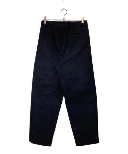 FRANK LEDER（フランクリーダー）FRANK LEDER (フランクリーダー) ジャーマンレザー ツータック パンツ ネイビー サイズ:Sの古着・服飾アイテム