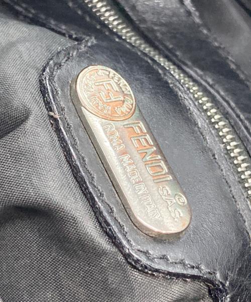 FENDI（フェンディ）FENDI (フェンディ) ロゴミニトートバッグ ブラック サイズ:-の古着・服飾アイテム