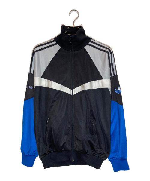 adidas（アディダス）adidas (アディダス) トラックジャケット ブラック×グレー サイズ:-の古着・服飾アイテム