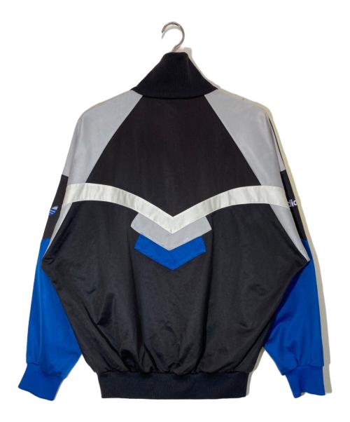 adidas（アディダス）adidas (アディダス) トラックジャケット ブラック×グレー サイズ:-の古着・服飾アイテム