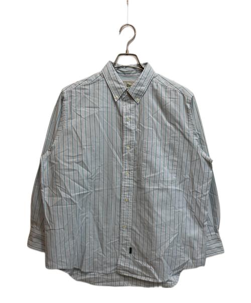 L.L.Bean（エルエルビーン）L.L.Bean (エルエルビーン) ストライプBDシャツ ブルー サイズ:Ⅿの古着・服飾アイテム