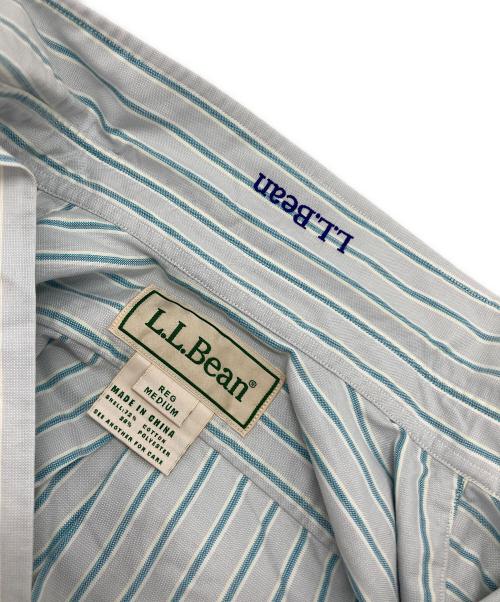 L.L.Bean（エルエルビーン）L.L.Bean (エルエルビーン) ストライプBDシャツ ブルー サイズ:Ⅿの古着・服飾アイテム
