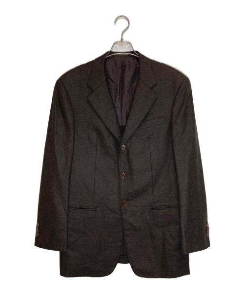 allegri（アレグリ）allegri (アレグリ) ウールカシミヤテーラードジャケット ブラウン サイズ:SIZE 48Rの古着・服飾アイテム