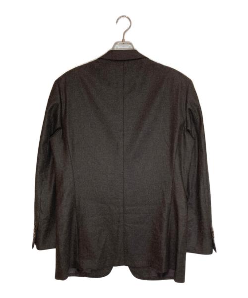 allegri（アレグリ）allegri (アレグリ) ウールカシミヤテーラードジャケット ブラウン サイズ:SIZE 48Rの古着・服飾アイテム