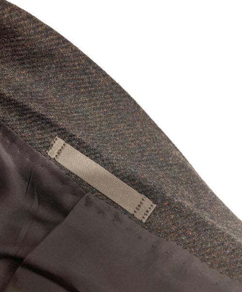 allegri（アレグリ）allegri (アレグリ) ウールカシミヤテーラードジャケット ブラウン サイズ:SIZE 48Rの古着・服飾アイテム