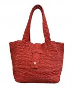 HELEN KAMINSKIヘレンカミンスキー）の古着「カゴバッグ」｜レッド