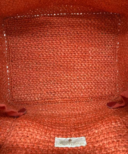 HELEN KAMINSKI（ヘレンカミンスキー）HELEN KAMINSKI (ヘレンカミンスキー) カゴバッグ レッド サイズ:-の古着・服飾アイテム