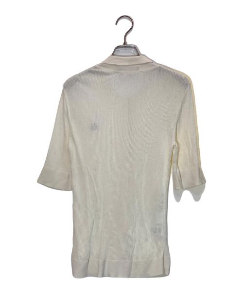 FRED PERRY（フレッドペリー）FRED PERRY (フレッドペリー) リブニットポロシャツ ホワイト サイズ:36の古着・服飾アイテム