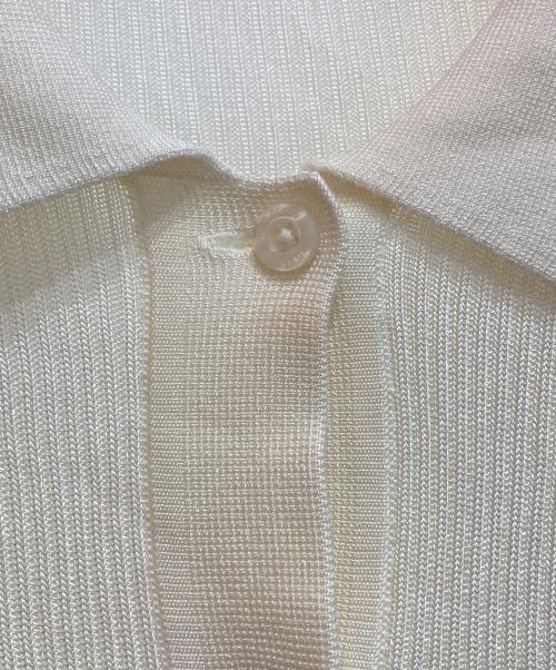 FRED PERRY（フレッドペリー）FRED PERRY (フレッドペリー) リブニットポロシャツ ホワイト サイズ:36の古着・服飾アイテム