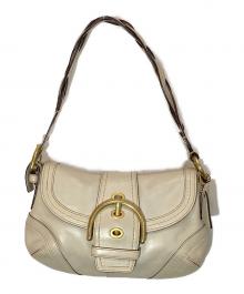 COACH（コーチ）の古着「ソーホーワンショルダーバッグ」｜ベージュ