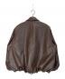CLANE (クラネ) FAKE LEATHER BALLOON JACKET ブラウン サイズ:2：30000円