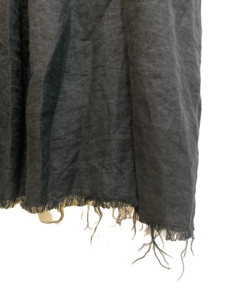 nest Robe（ネストローブ）nest Robe (ネストローブ) リネンキャミワンピース ブラック サイズ:SIZE Uの古着・服飾アイテム
