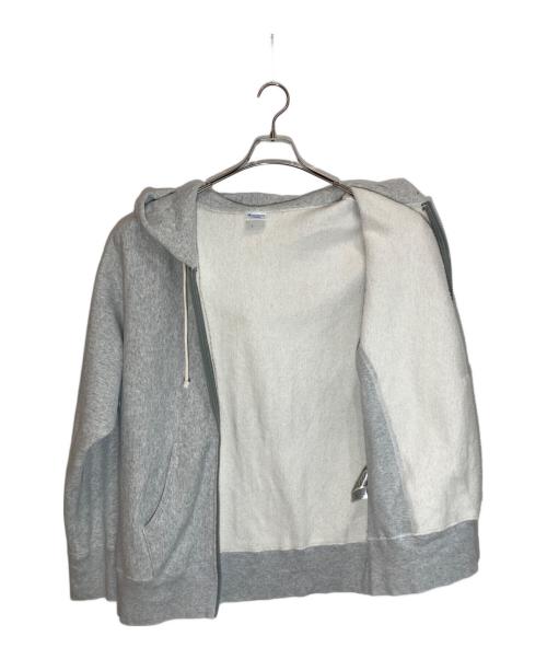 Champion（チャンピオン）Champion (チャンピオン) REVERSE WEAVE 11.5oz. Terry Fleece ZIP HOODED SWEAT SHIRT グレー サイズ:XLの古着・服飾アイテム