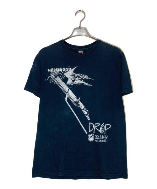 stussy（ステューシー）stussy (ステューシー) MASH S.F プリントTシャツ ブラック サイズ:Ⅿの古着・服飾アイテム