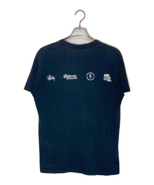 stussy（ステューシー）stussy (ステューシー) MASH S.F プリントTシャツ ブラック サイズ:Ⅿの古着・服飾アイテム