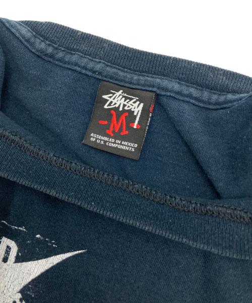 stussy（ステューシー）stussy (ステューシー) MASH S.F プリントTシャツ ブラック サイズ:Ⅿの古着・服飾アイテム