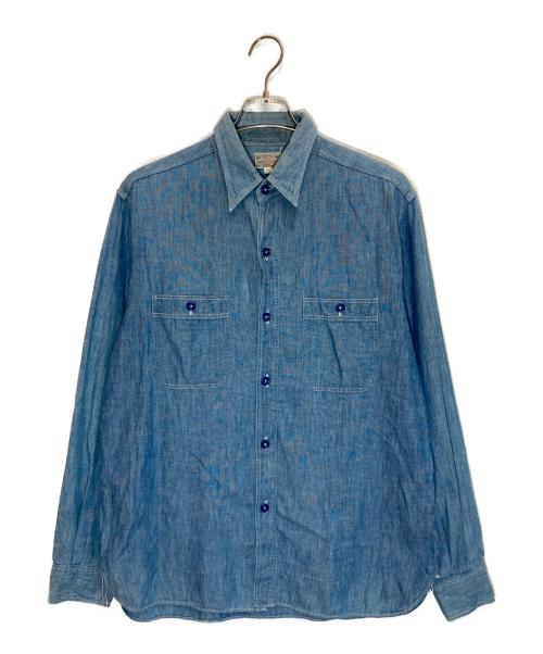BUZZ RICKSON'S（バズリクソンズ）Buzz Rickson's (バズリクソンズ) コットンデニムシャツ インディゴ サイズ:SIZE 16 1/2の古着・服飾アイテム