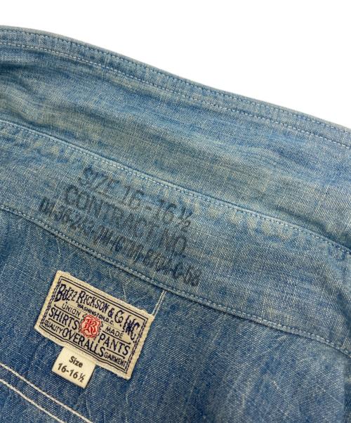 BUZZ RICKSON'S（バズリクソンズ）Buzz Rickson's (バズリクソンズ) コットンデニムシャツ インディゴ サイズ:SIZE 16 1/2の古着・服飾アイテム