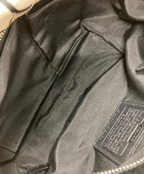 COACH（コーチ）COACH (コーチ) ショルダーバッグ ベージュ×ブラック サイズ:-の古着・服飾アイテム