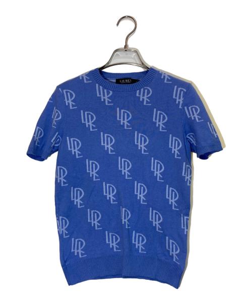 LAUREN RALPH LAUREN（ローレンラルフローレン）LAUREN RALPH LAUREN (ローレンラルフローレン) S/Sサマーニット ブルー サイズ:Sの古着・服飾アイテム