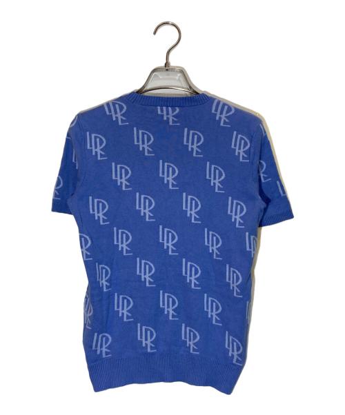 LAUREN RALPH LAUREN（ローレンラルフローレン）LAUREN RALPH LAUREN (ローレンラルフローレン) S/Sサマーニット ブルー サイズ:Sの古着・服飾アイテム