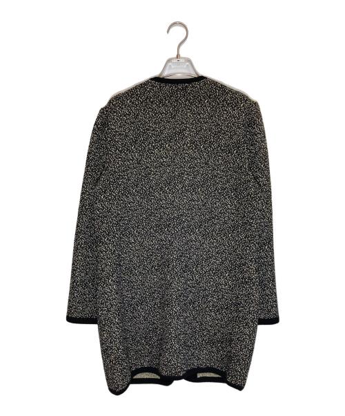 Yves Saint Laurent（イヴサンローラン）Yves Saint Laurent (イヴサンローラン) ツイードカーディガン ブラック×ベージュ サイズ:Ⅿの古着・服飾アイテム