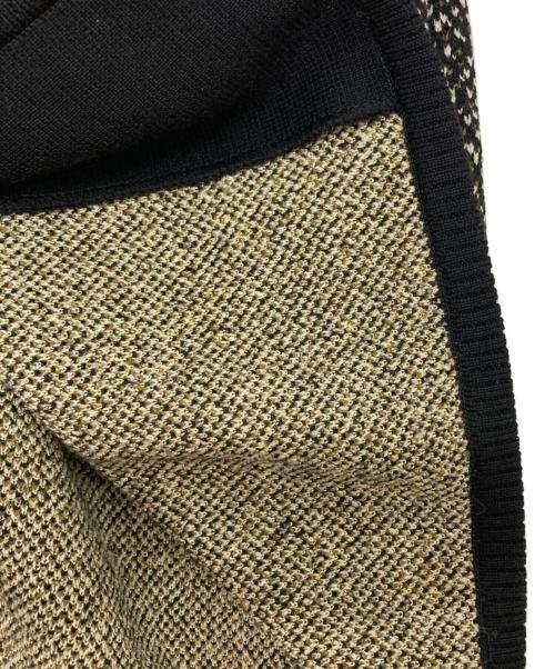Yves Saint Laurent（イヴサンローラン）Yves Saint Laurent (イヴサンローラン) ツイードカーディガン ブラック×ベージュ サイズ:Ⅿの古着・服飾アイテム