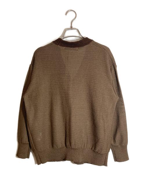 LOUNIE（ルーニー）LOUNIE (ルーニー) ニットカーディガン ブラウン サイズ:FREEの古着・服飾アイテム